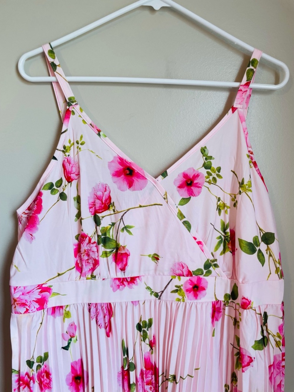 SHEIN Pink Floral Curve Dress 1XL - Picture 2 of 4